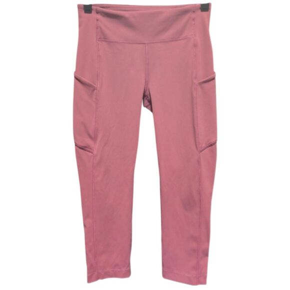 LULULEMON ATHLETICA Speed Up Crop (21') In Moss Rose Size 4 - Picture 6 of 7